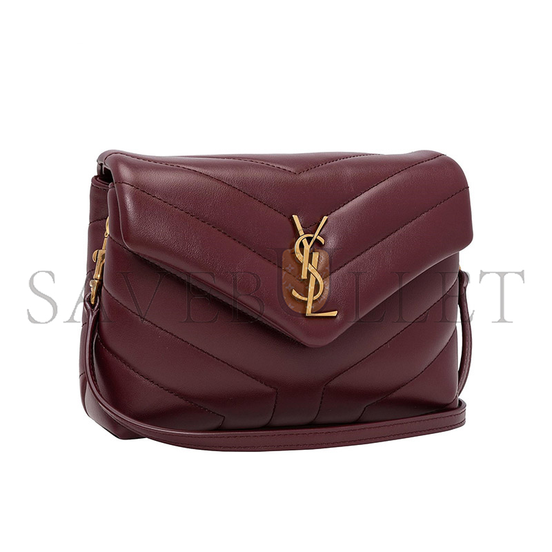 YSL TOY LOULOU SHOULDER BAG IN QUILTED LEATHER 467072 (20*14*7cm)
